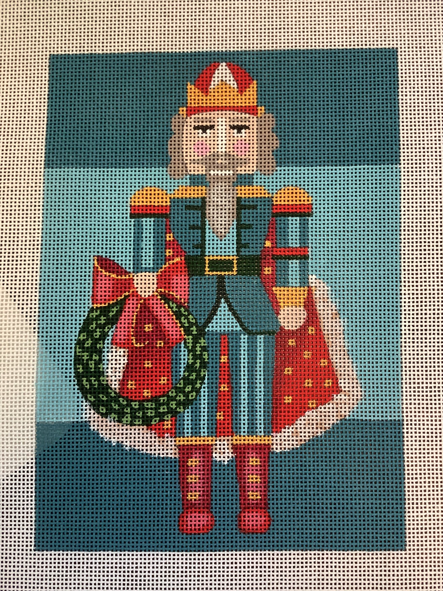 Teal Nutcracker
