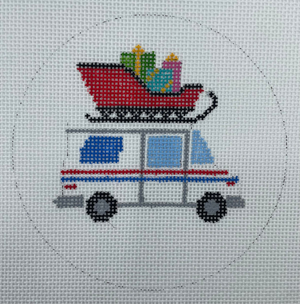 Christmas Mail Truck Ornament