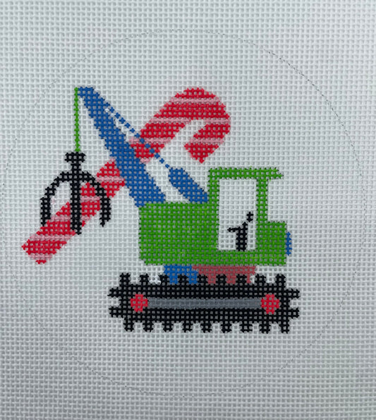 Christmas Candy Crane Ornament