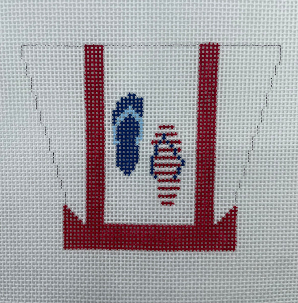 Patriotic Flip Flops mini bag
