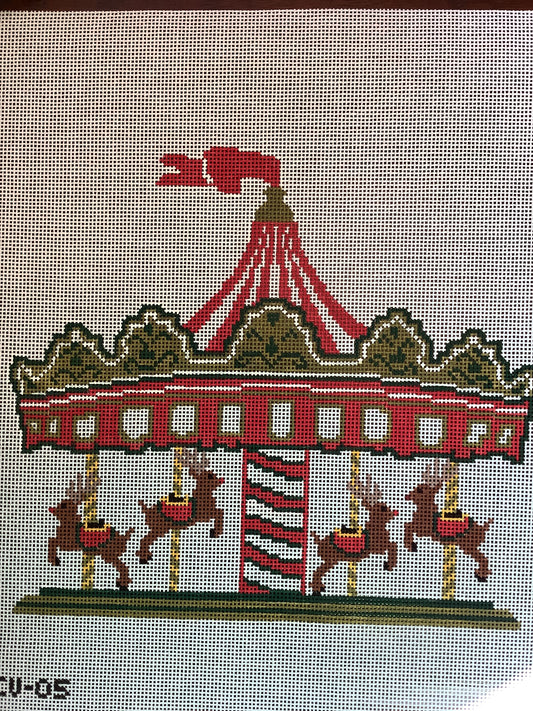 Christmas Village Carousel