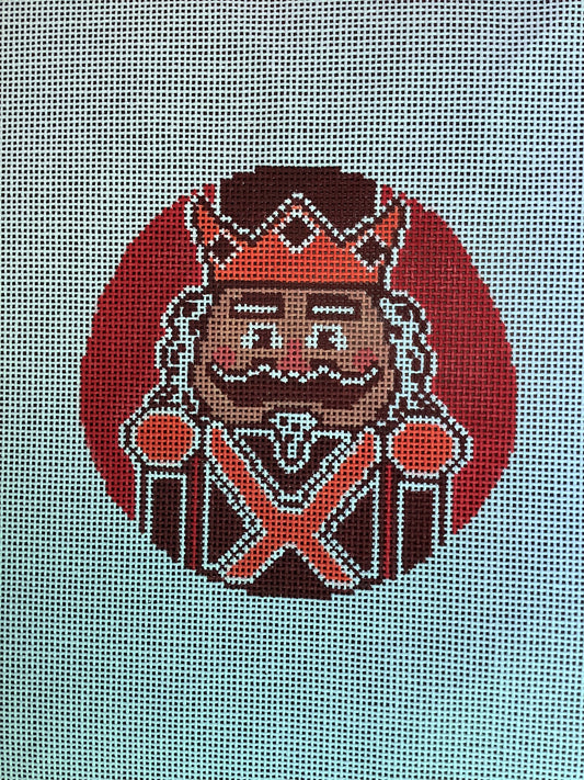 Red Nutcracker Round