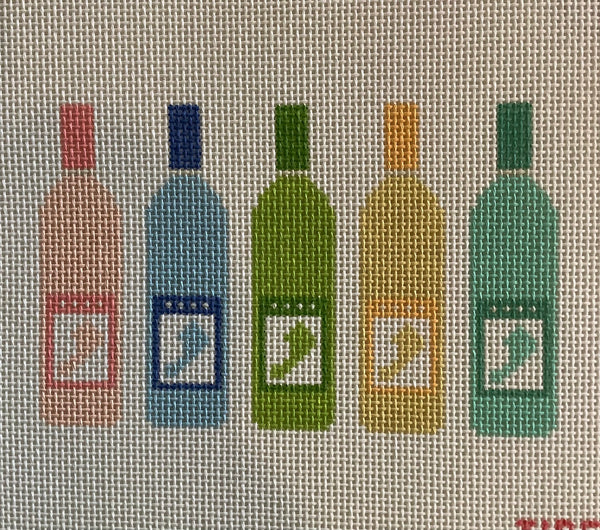 Colorful Wine Bottles