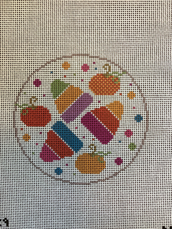 Colorful Candy Corn Round