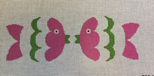 Kissy Fish - Pink & Green