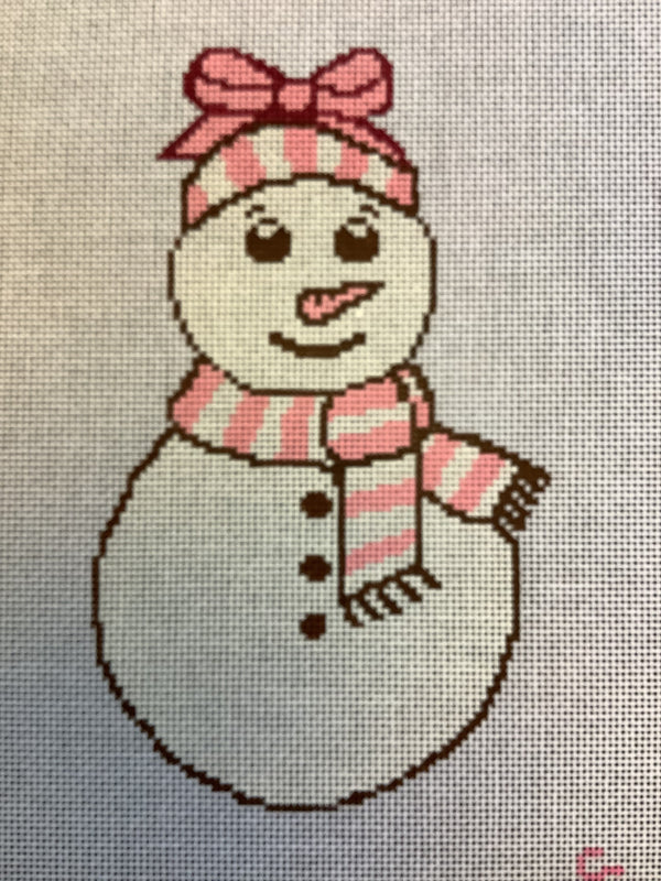 Pink Snowman