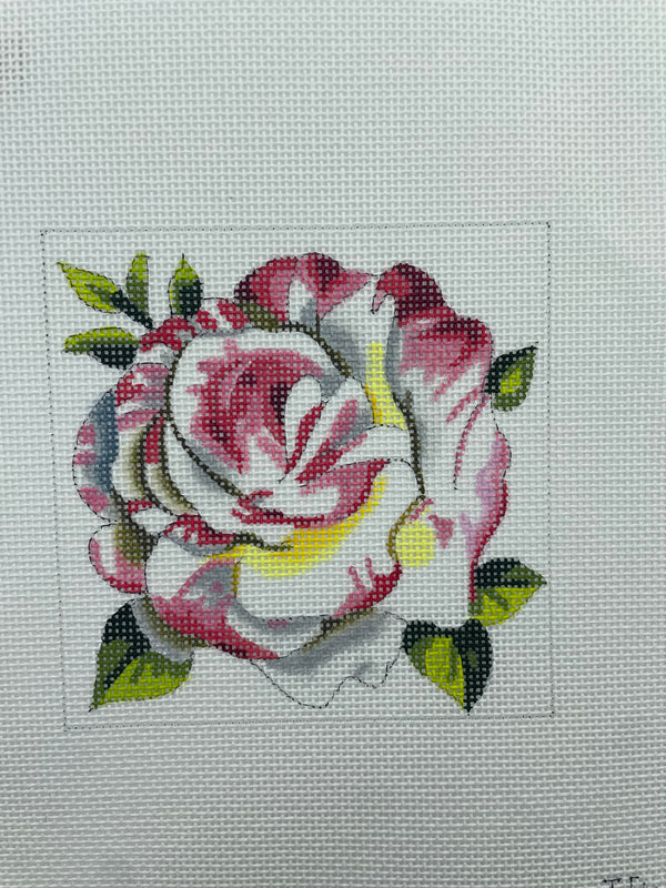 Red and White Floral Square - COP