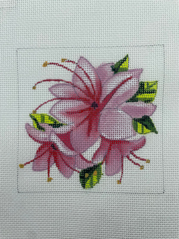 Pink Tiger Lily Square