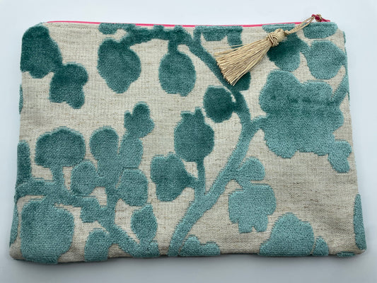 Anna Bag - Aqua Floral