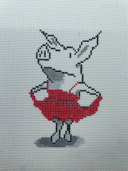Pig Ready for the Red Carpet