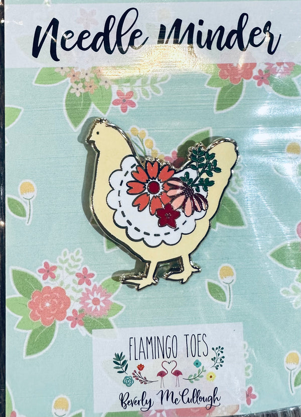 Farmhouse Floral Chicken Needleminder