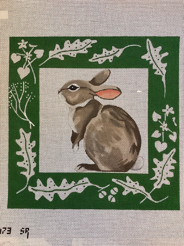 Rabbit w/ Green Border