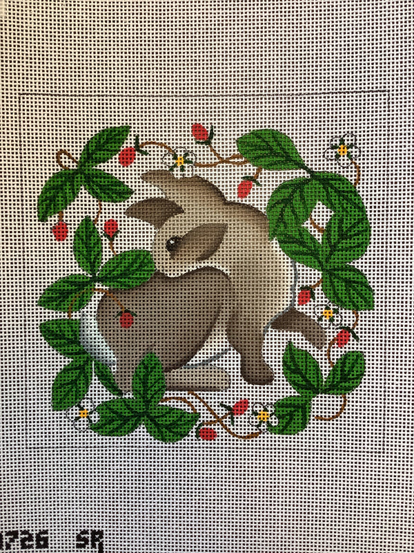 Bunnies in Strawberries