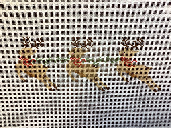 Santa's Reindeer Canvas