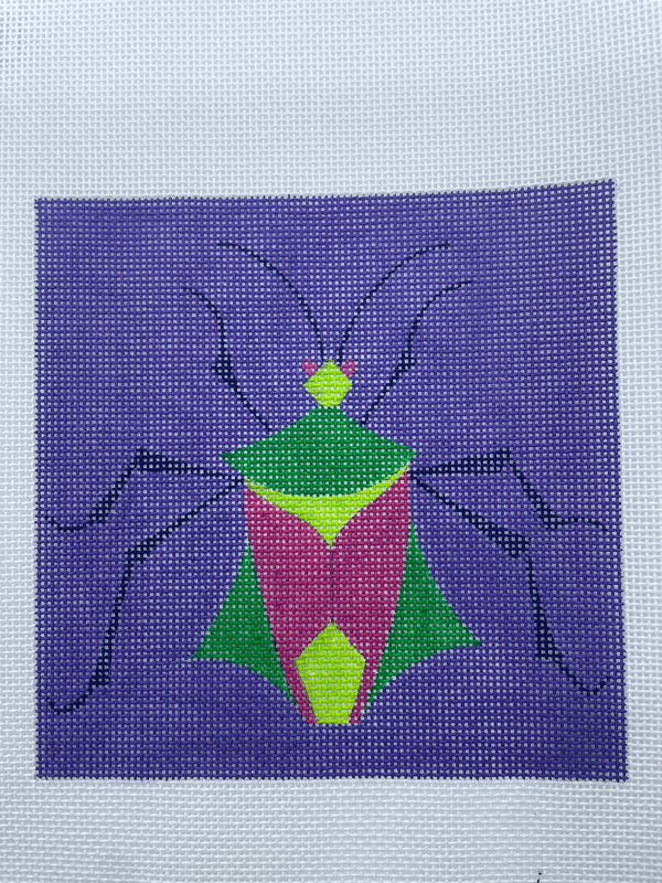 Green and Pink Stink Bug