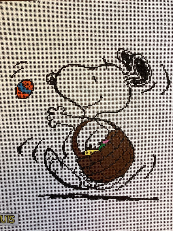 Snoopy Dancing w/ Easter Basket