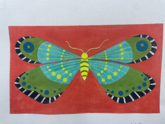 Aqua/Lime Butterfly
