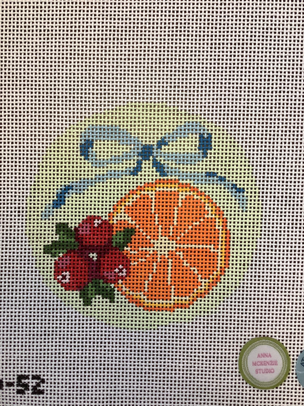 Orange and Cranberry Bow Round