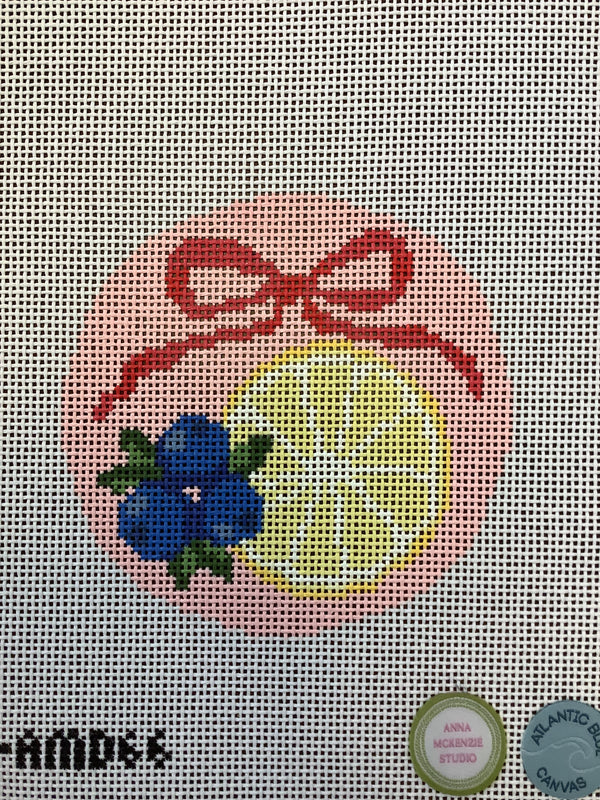 Lemon and Blueberry Bow Round