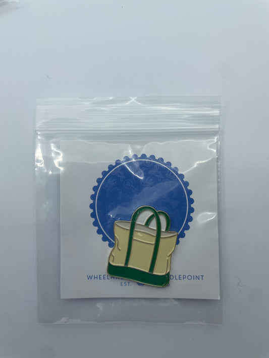 Green Handle tote Needleminder