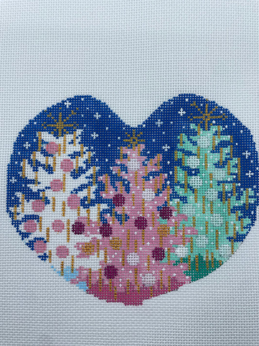Heart of Christmas Trees