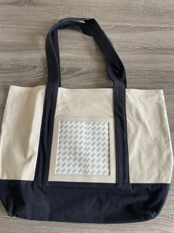Tote Bag - Black  6x6 Opening