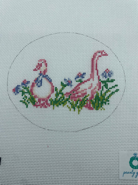 Pink Goose Oval