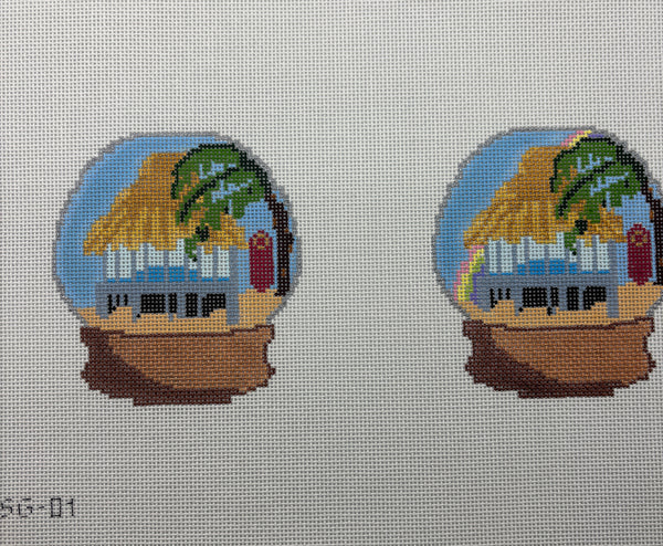 Beach Shack Snowglobe