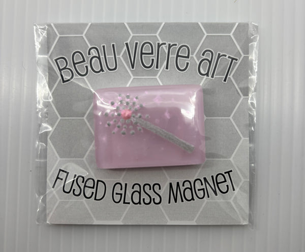 Glinda's Wand Fused Glass Needleminder