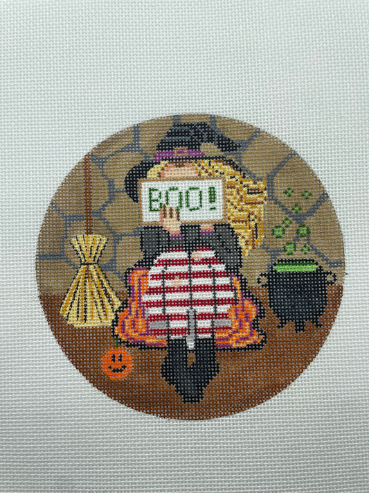 Halloween Stitching Girl