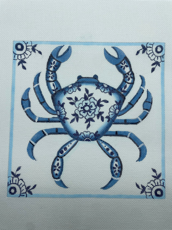 Blue Floral Crab