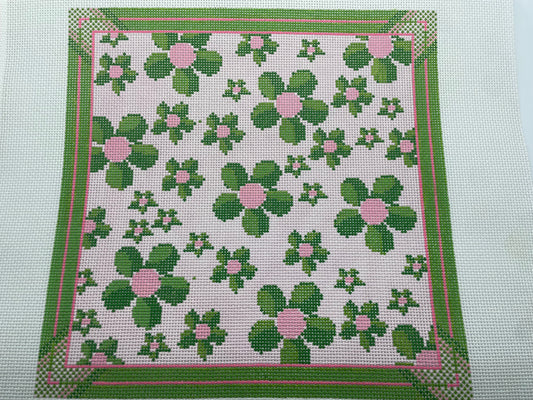 Flower Power Pink and Green