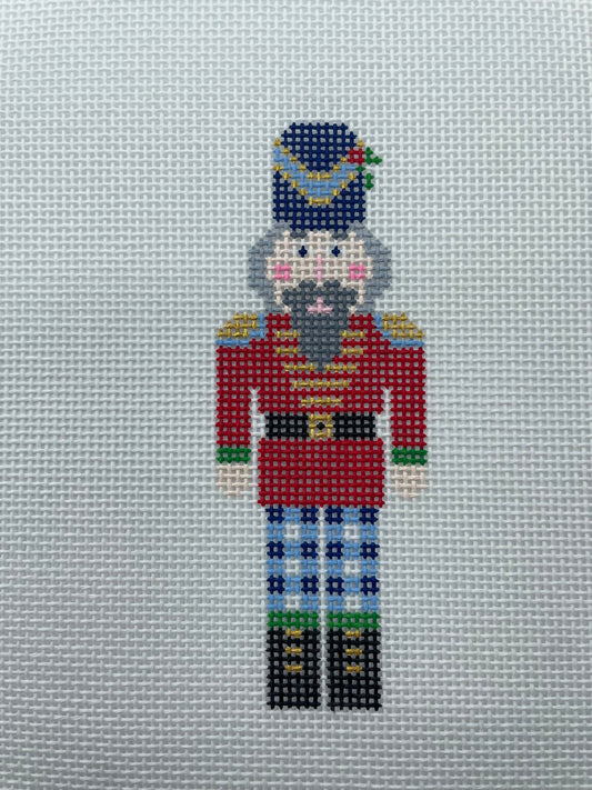 Gingham Nutcracker - Blue Pants