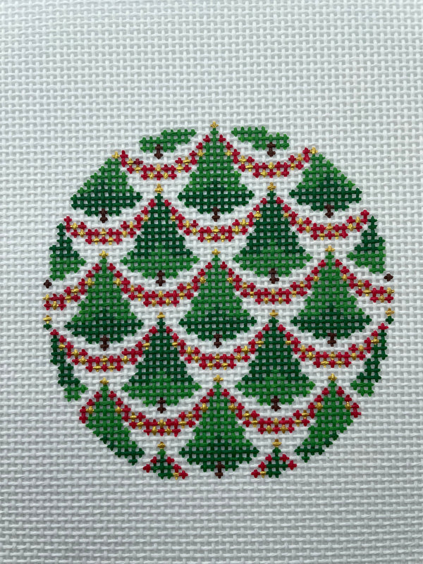 Bargello Christmas Tree Ornament