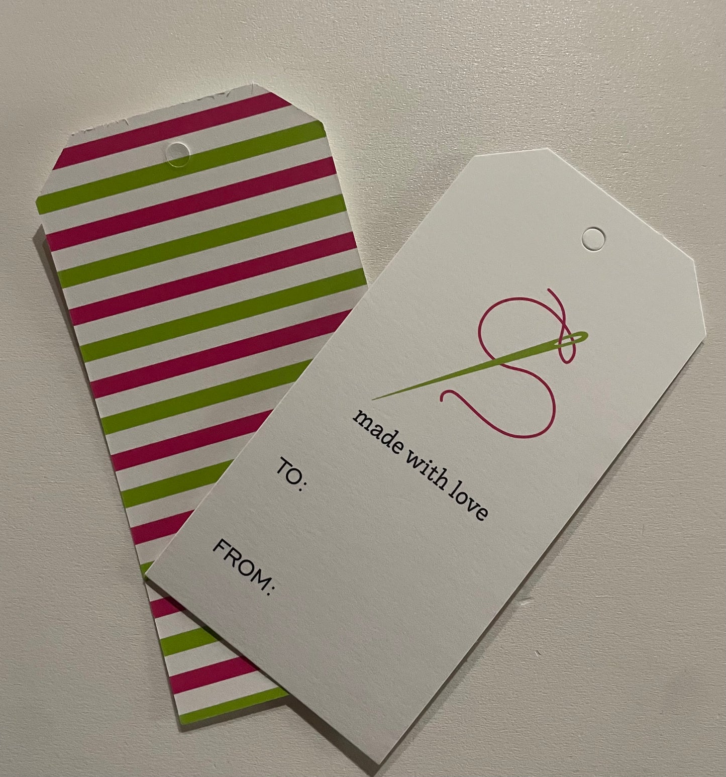 Custom gift tags