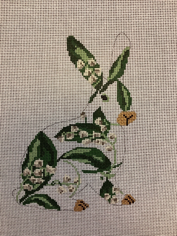 Lily of the Valley Standing Bunny
