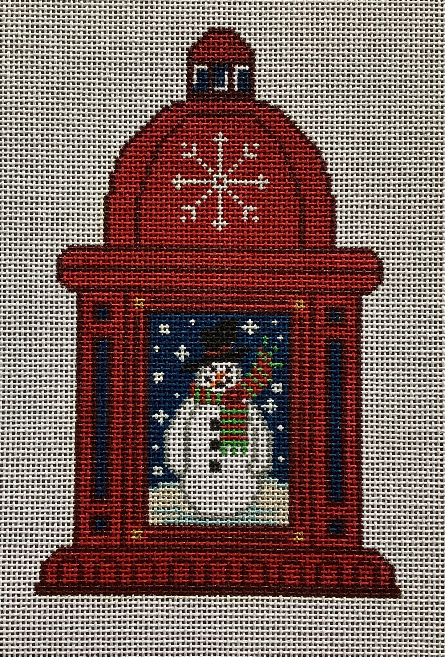 Lantern snowman