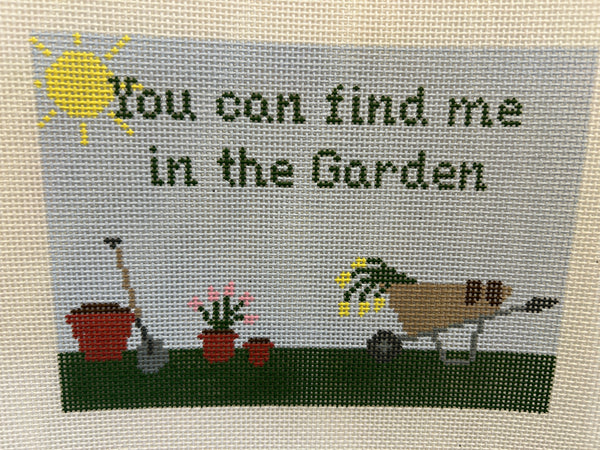You Can Find Me in the Garden
