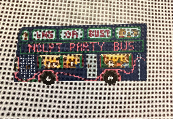 Needlepoint Party Bus