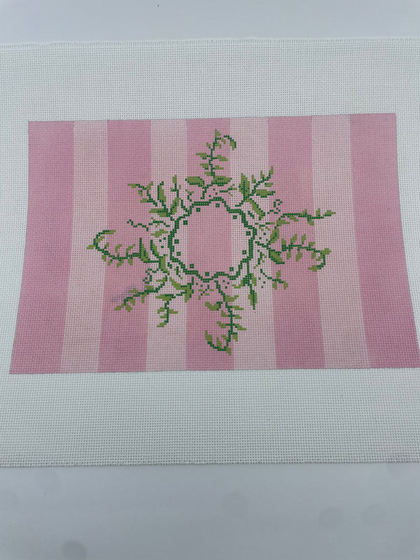 Pink Stripe Clutch/18 mesh