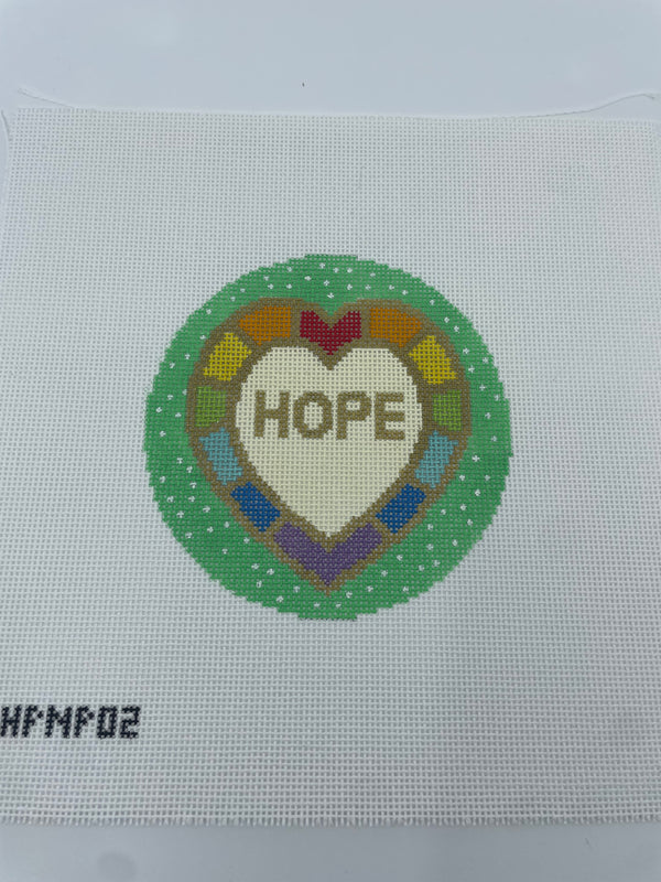 Hope Rainbow Heart