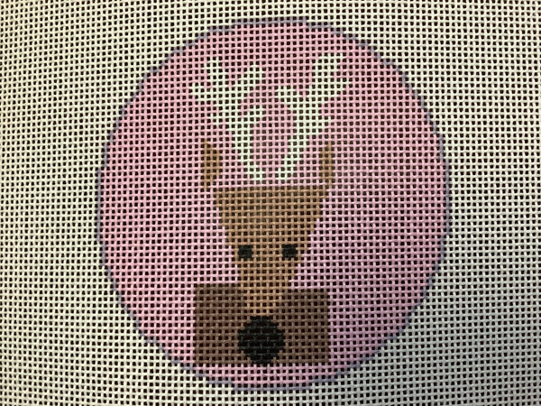 Pink Reindeer Round