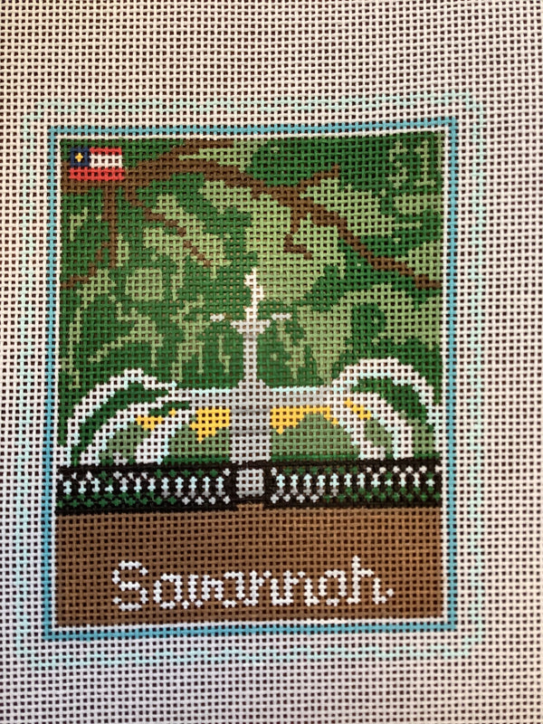 Savannah Travel Stamp