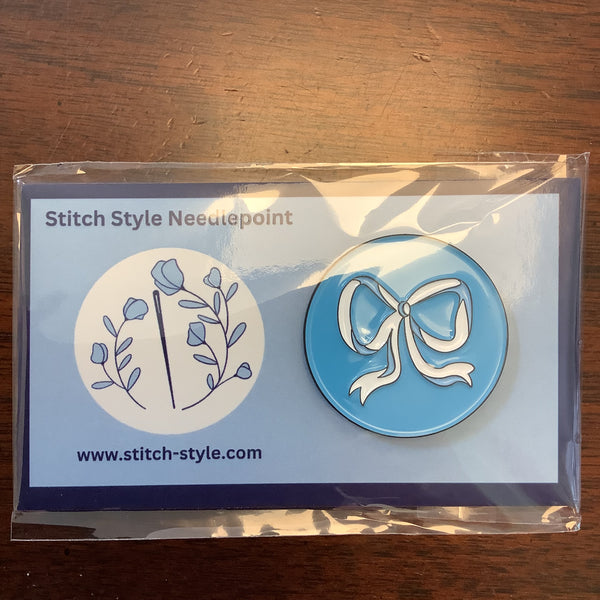 Blue Bow Needleminder