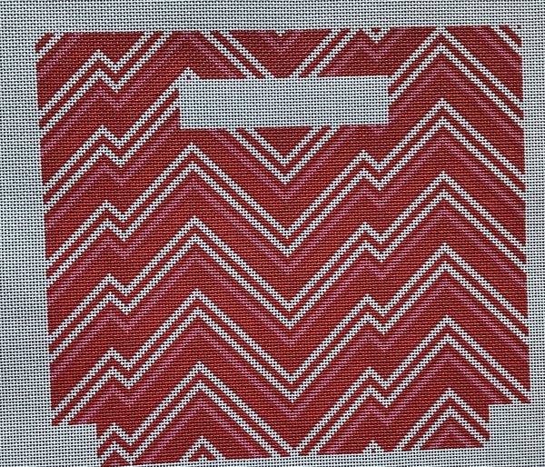 Pink Coral Zag Clutch