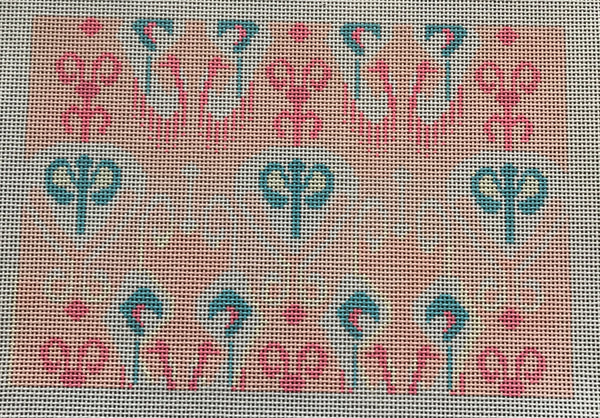 Ikat Pillow Pink or Blue