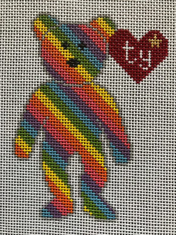 Rainbow Stripe Bear