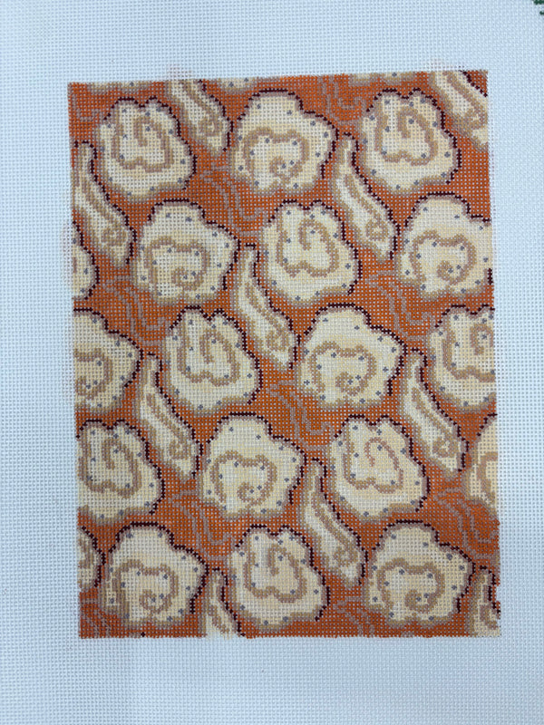 Mandarin Clouds Clutch - Deep Coral