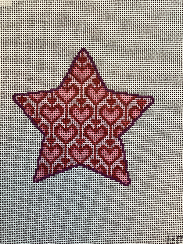 Heart Star Ornament