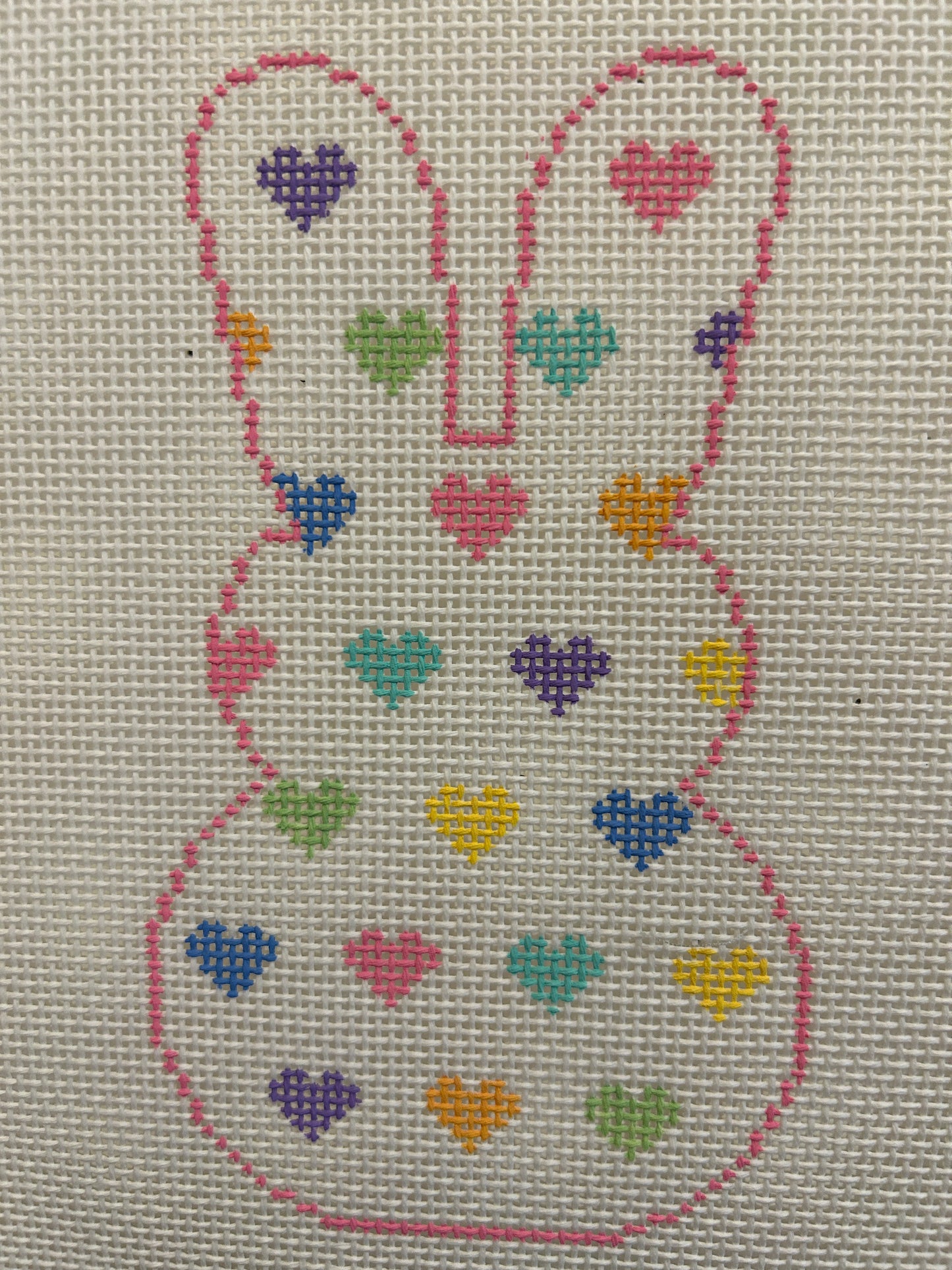 Heart Bunny Multicolor